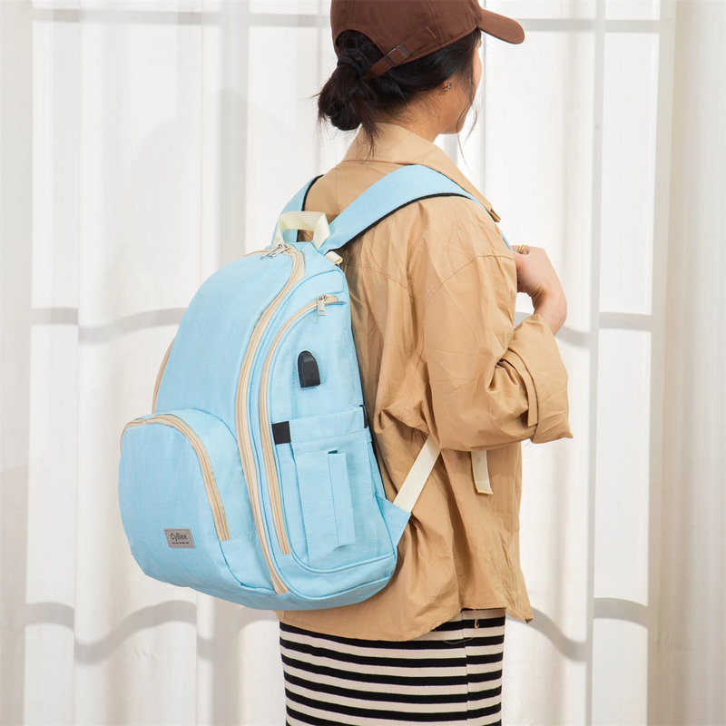 WATERPROOF MOMMY BAG HIGH-END MULTI-FUNCTIONAL BACKPACK