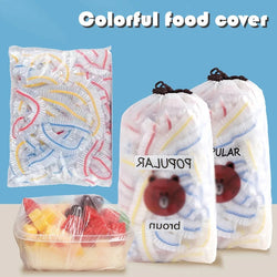 100 PIECES COLOFUL FOOD COVERS