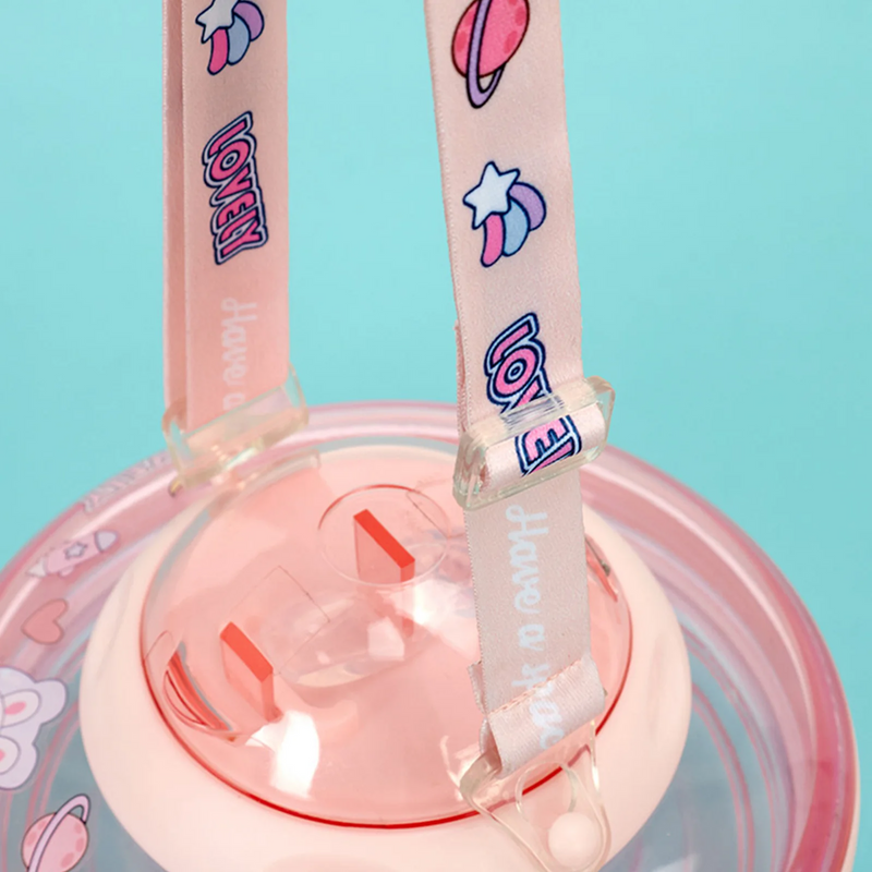 UFO SHAPE CUTE WATER BOTTLE 550ML KIDS SIPPY CUP