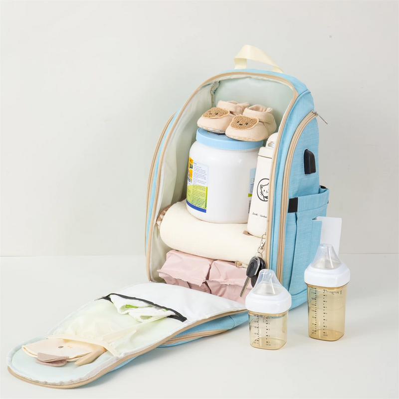 WATERPROOF MOMMY BAG HIGH-END MULTI-FUNCTIONAL BACKPACK