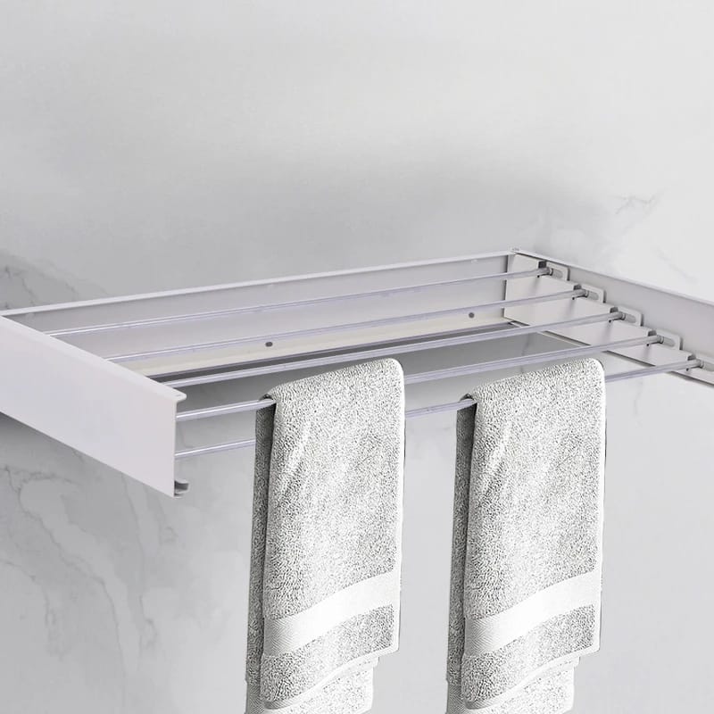 WALL MOUNTED RETRACTABLE LAUNDRY DRYING RACK