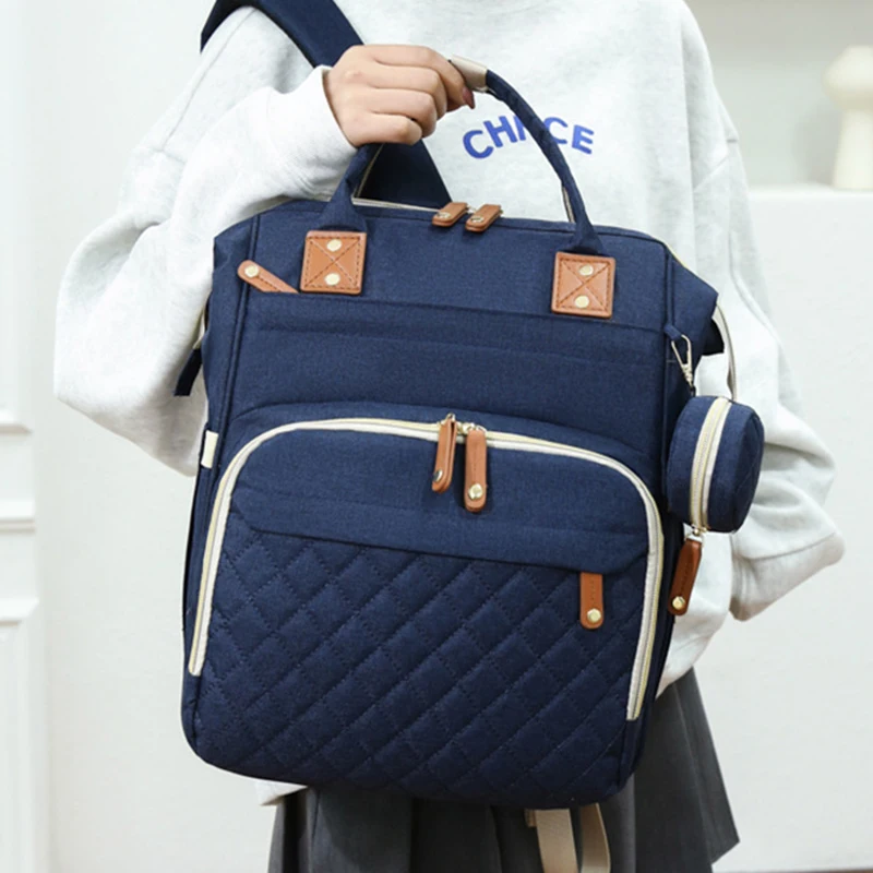 WOMEN'S BACKPACK LARGE CAPACITY WATERPROOF OXFORD CLOTH MUMMY BAG DIAPER STORAGE FASHION
