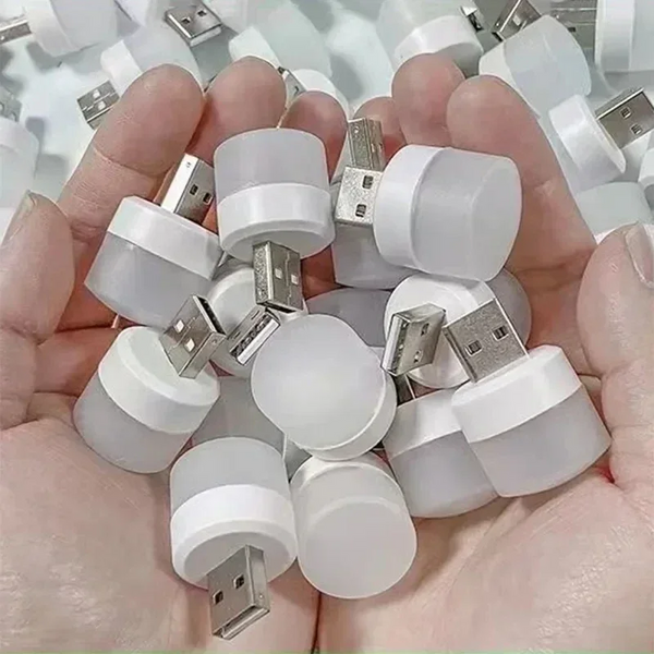 PACK OF 10 MINI USB NIGHT LIGHT WARM WHITE EYE PROTECTION LED READING LAMP