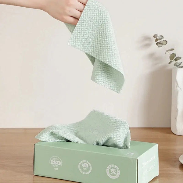 PACK OF 20 REUSABLE RAGS TISSUE BOX