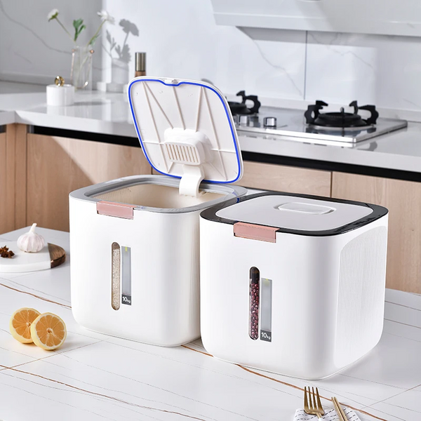 PREMIUM 10 KG MOISTURE-PROOF RICE & FLOUR STORAGE CONTAINER
