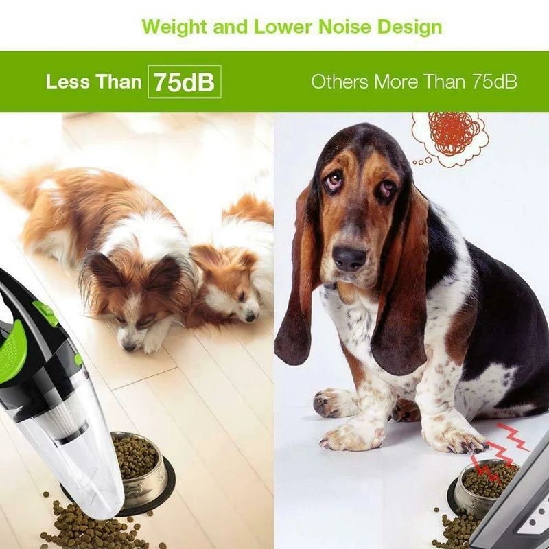 STRONG POWER CAR VACUUM CLEANER 120W PORTABLE HANDHELD MINI VACUUM