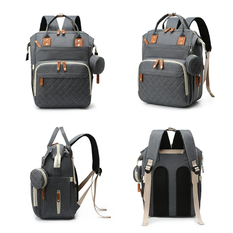 WOMEN'S BACKPACK LARGE CAPACITY WATERPROOF OXFORD CLOTH MUMMY BAG DIAPER STORAGE FASHION