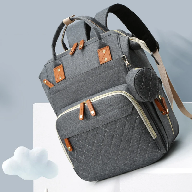WOMEN'S BACKPACK LARGE CAPACITY WATERPROOF OXFORD CLOTH MUMMY BAG DIAPER STORAGE FASHION