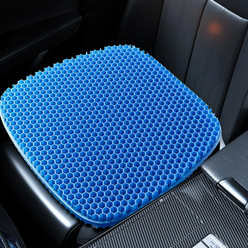 SUMMER GEL SEAT CUSHION BREATHABLE HONEYCOMB DESIGN FOR PRESSURE RELIEF BACK TAILBONE PAIN HOME OFFICE CHAIR CARS WHEELCHAIR
