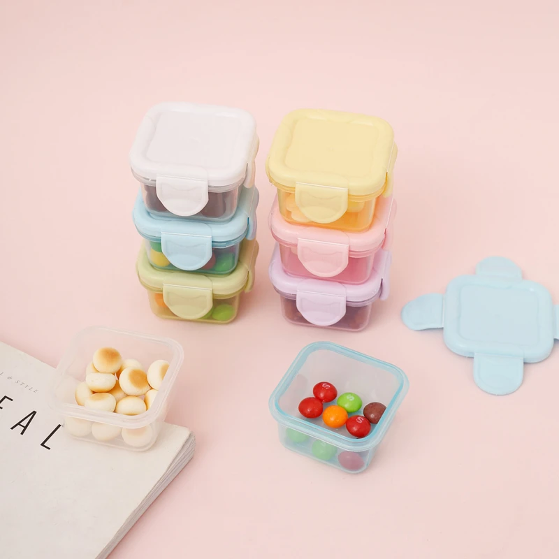 PACK OF 4 – 60ML FOOD-GRADE SEALABLE STORAGE BOXES – BABY FOOD, JAM, LUNCH