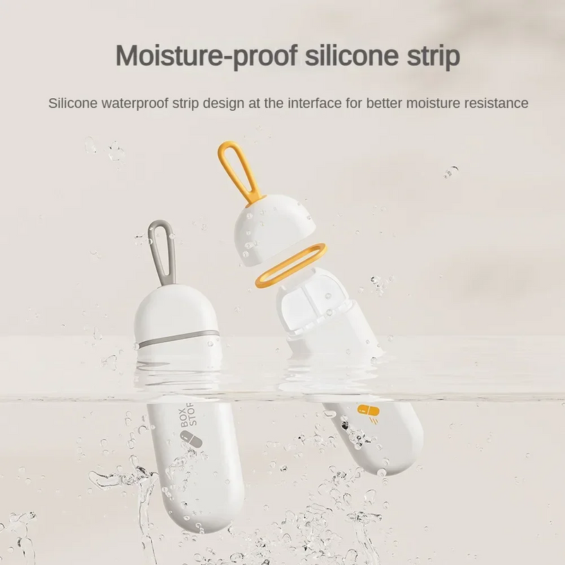 PORTABLE PILL ORGANIZER TRAVEL MEDICINE BOX