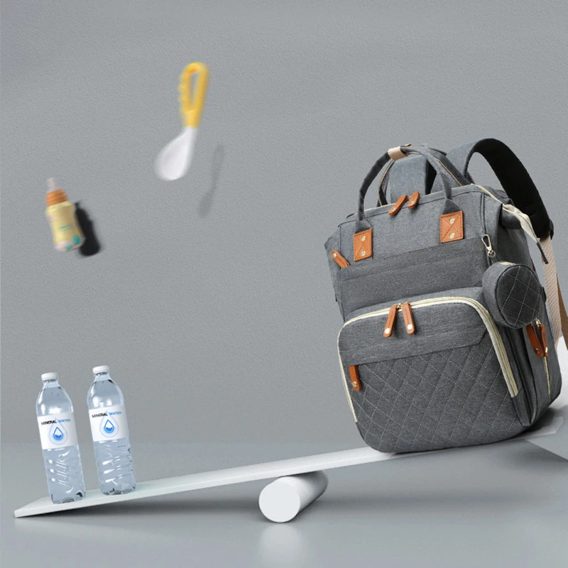 WOMEN'S BACKPACK LARGE CAPACITY WATERPROOF OXFORD CLOTH MUMMY BAG DIAPER STORAGE FASHION