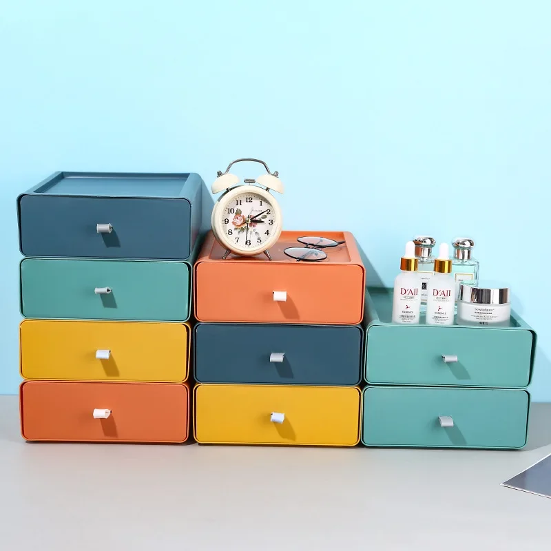 1 PIECE DESKTOP COSMETICS STORAGE BOX DRAWER SHELF STATIONERY ORGANIZER