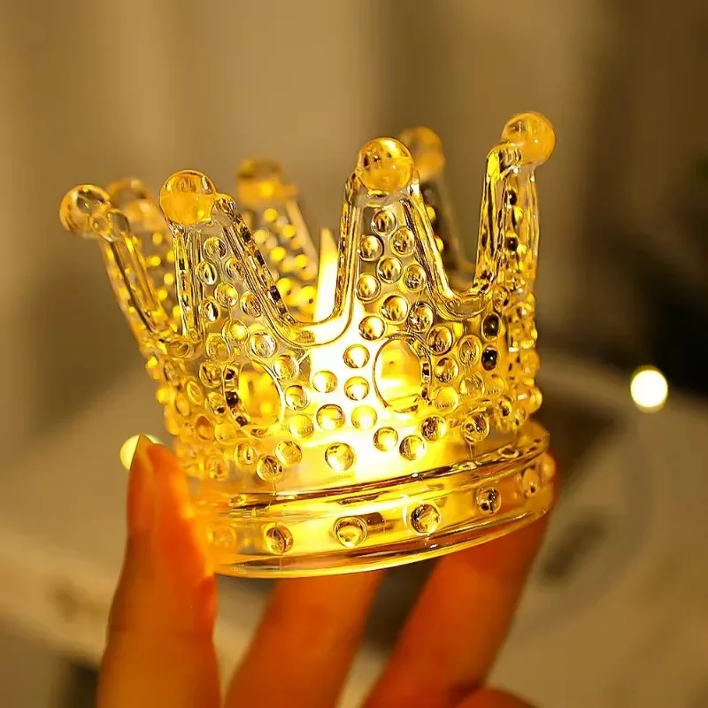1 PIECE LED CROWN NIGHT LIGHT FOR FESTIVALS AND WEDDINGS DECORATIONS