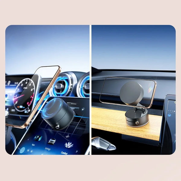 360° Rotation Vacuum Magnetic Suction Cup Car Phone Holder Stand Car Mount