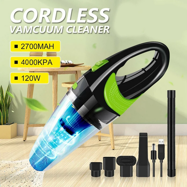 STRONG POWER CAR VACUUM CLEANER 120W PORTABLE HANDHELD MINI VACUUM