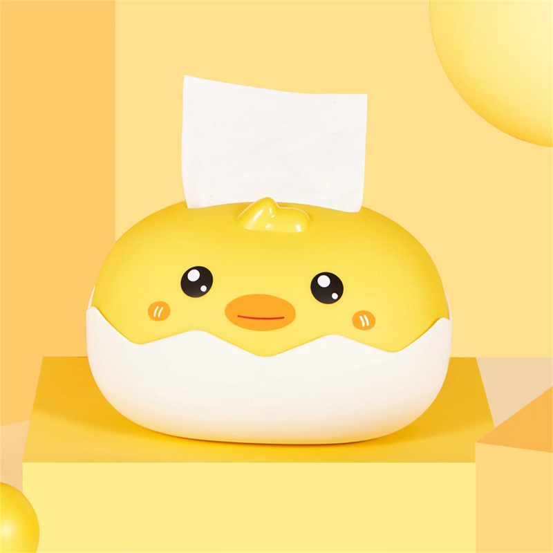 CARTOON CHICKEN TISSUE BOX UNIQUE DESIGN EASY TO USE