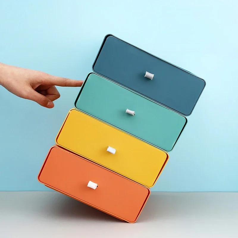 1 PIECE DESKTOP COSMETICS STORAGE BOX DRAWER SHELF STATIONERY ORGANIZER