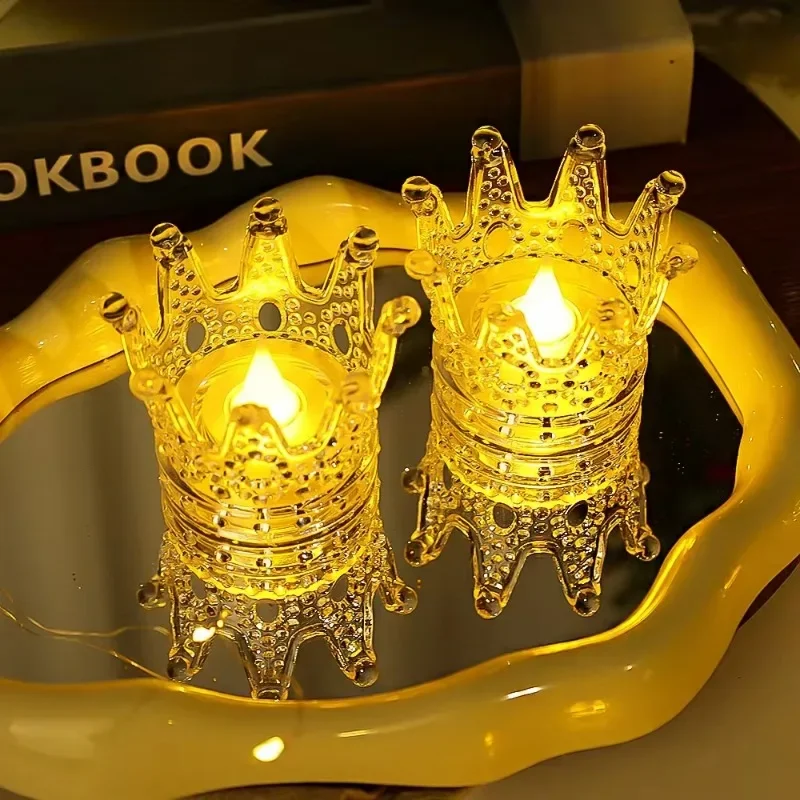 1 PIECE LED CROWN NIGHT LIGHT FOR FESTIVALS AND WEDDINGS DECORATIONS
