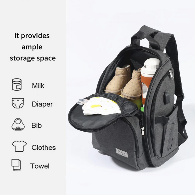 WATERPROOF MOMMY BAG HIGH-END MULTI-FUNCTIONAL BACKPACK