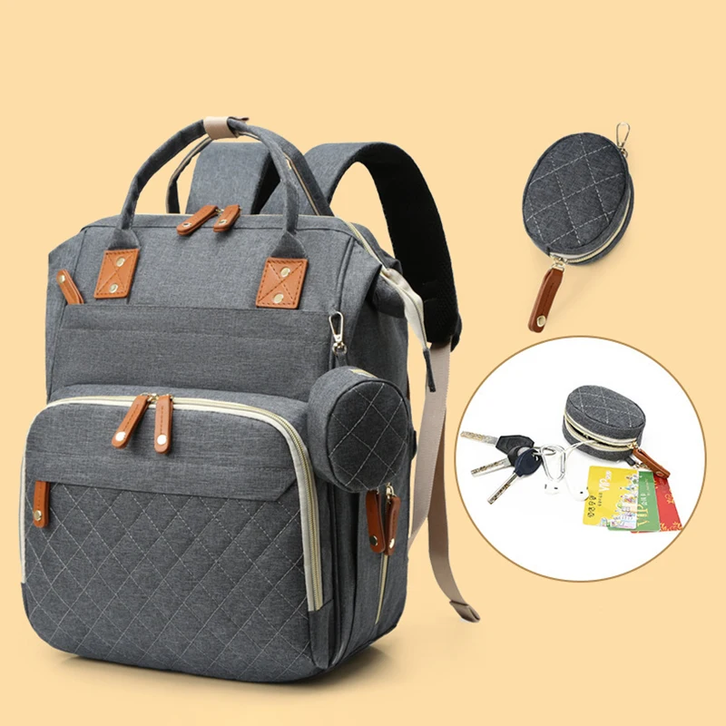 WOMEN'S BACKPACK LARGE CAPACITY WATERPROOF OXFORD CLOTH MUMMY BAG DIAPER STORAGE FASHION