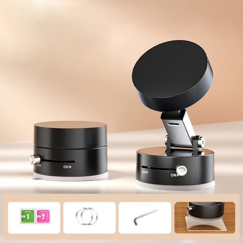 360° Rotation Vacuum Magnetic Suction Cup Car Phone Holder Stand Car Mount