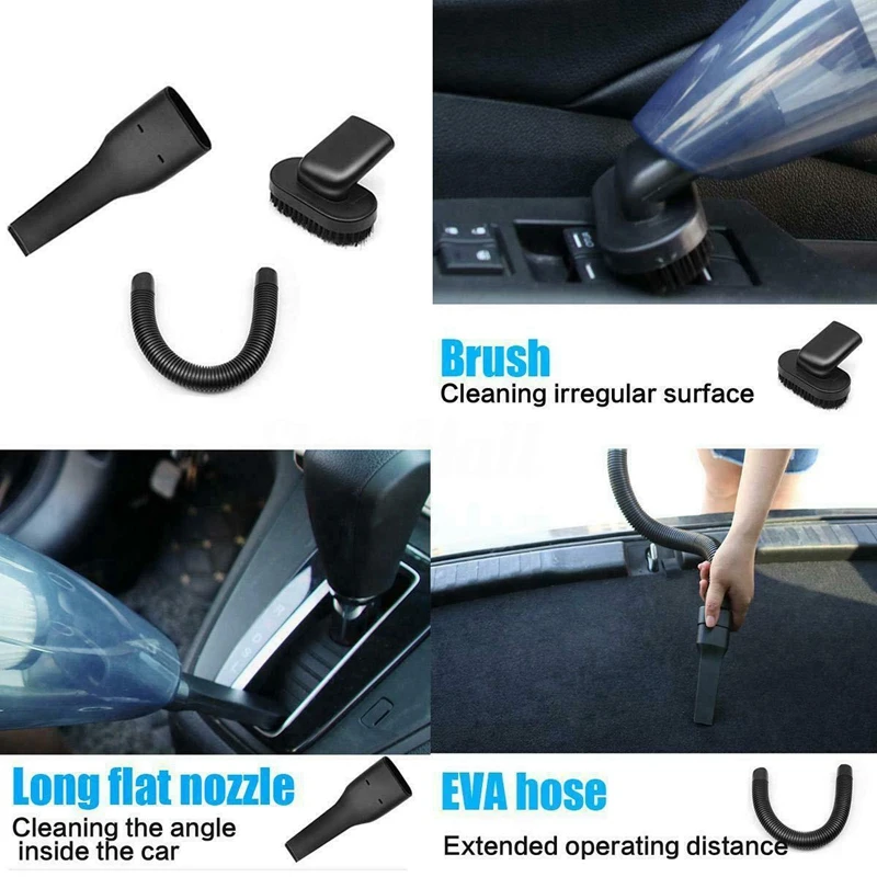 STRONG POWER CAR VACUUM CLEANER 120W PORTABLE HANDHELD MINI VACUUM