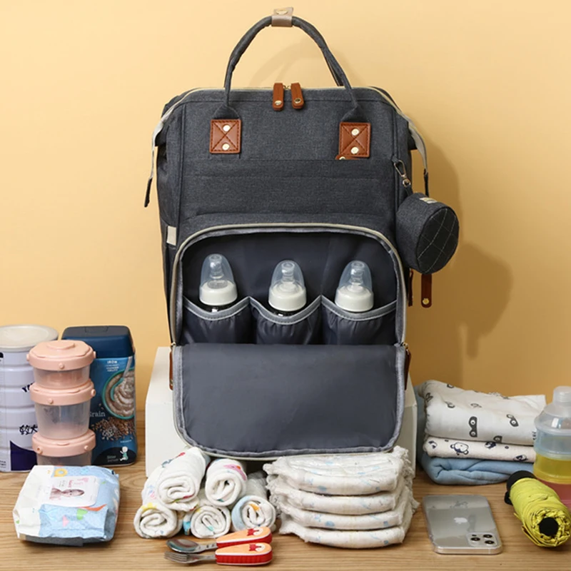 WOMEN'S BACKPACK LARGE CAPACITY WATERPROOF OXFORD CLOTH MUMMY BAG DIAPER STORAGE FASHION