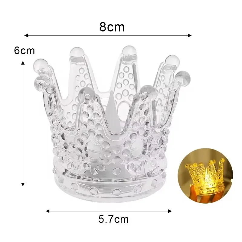 1 PIECE LED CROWN NIGHT LIGHT FOR FESTIVALS AND WEDDINGS DECORATIONS