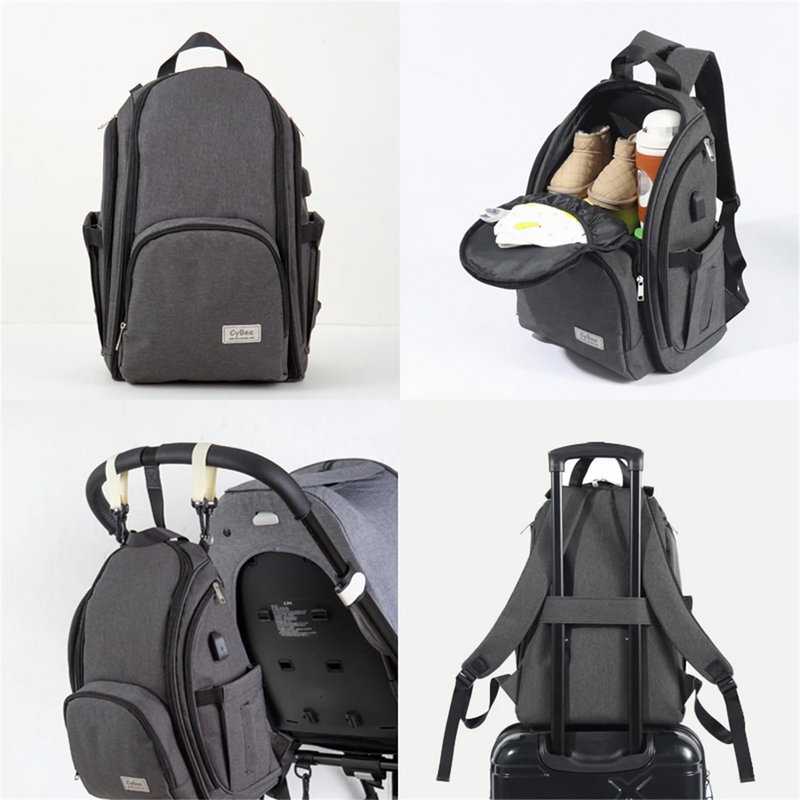 WATERPROOF MOMMY BAG HIGH-END MULTI-FUNCTIONAL BACKPACK