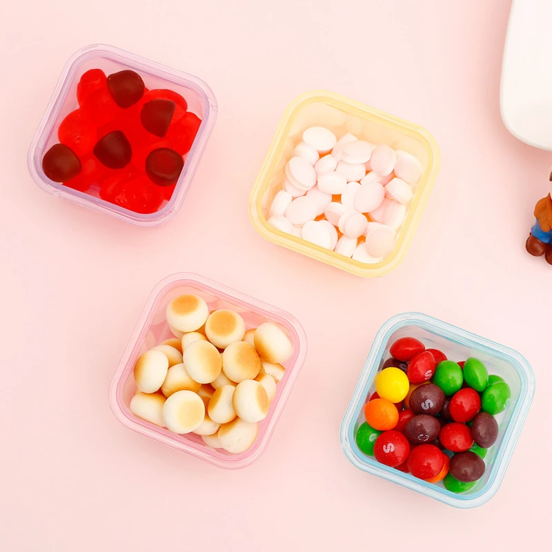 PACK OF 4 – 60ML FOOD-GRADE SEALABLE STORAGE BOXES – BABY FOOD, JAM, LUNCH
