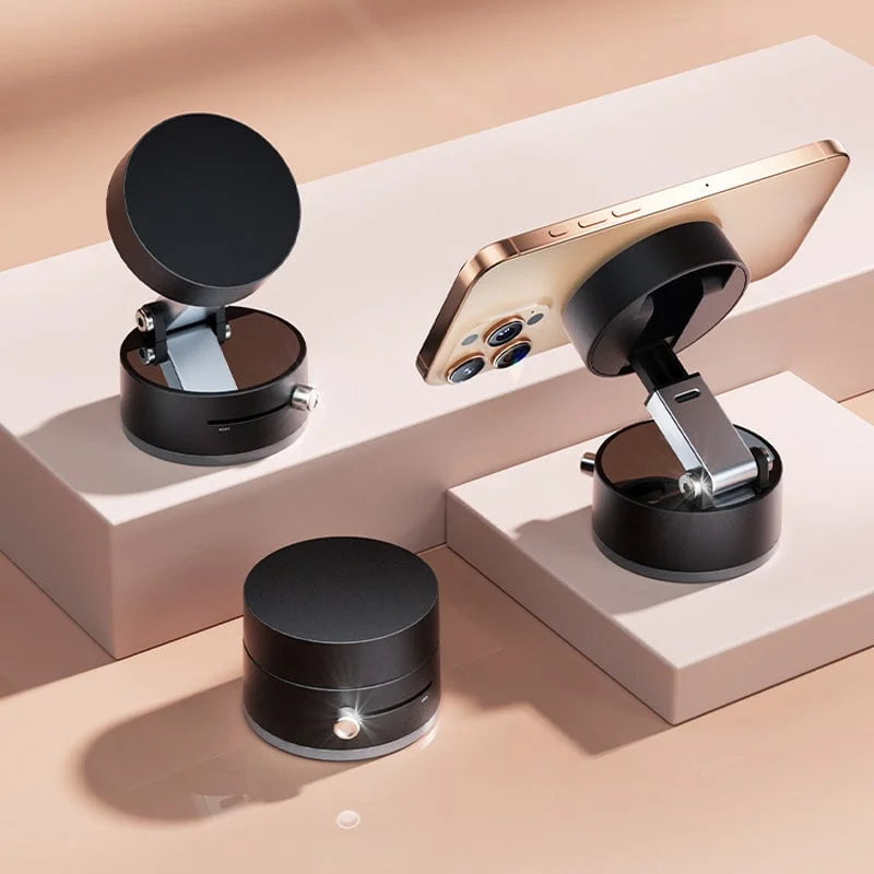 360° Rotation Vacuum Magnetic Suction Cup Car Phone Holder Stand Car Mount