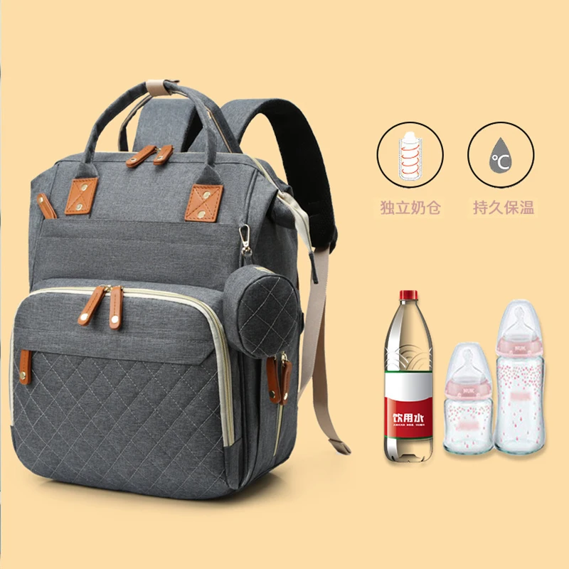 WOMEN'S BACKPACK LARGE CAPACITY WATERPROOF OXFORD CLOTH MUMMY BAG DIAPER STORAGE FASHION