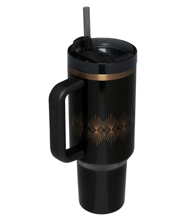 DECO STANLEY QUENCHER H2.0 TUMBLER 40OZ - BLACK GLOSS
