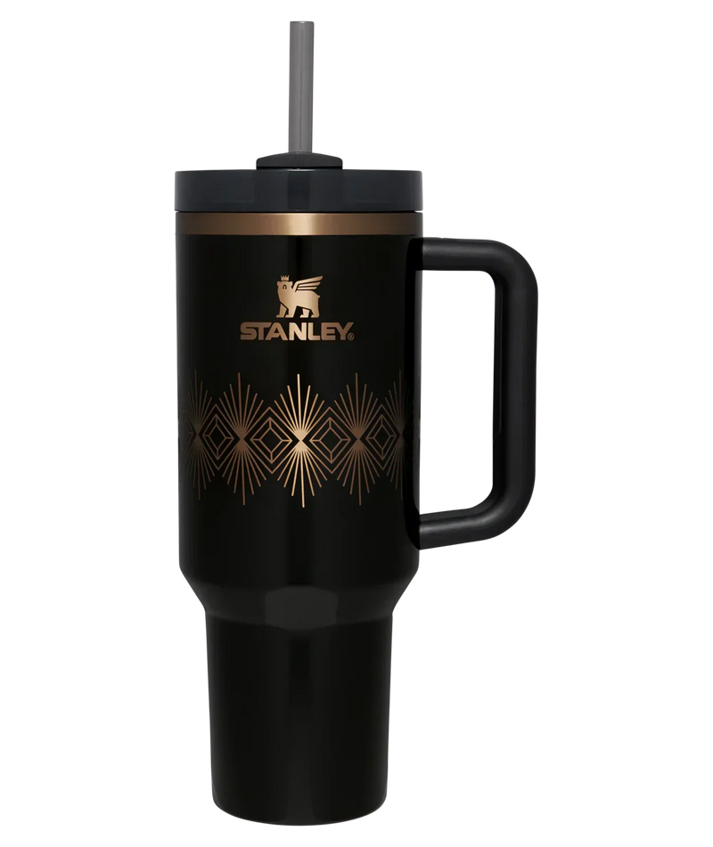DECO STANLEY QUENCHER H2.0 TUMBLER 40OZ - BLACK GLOSS