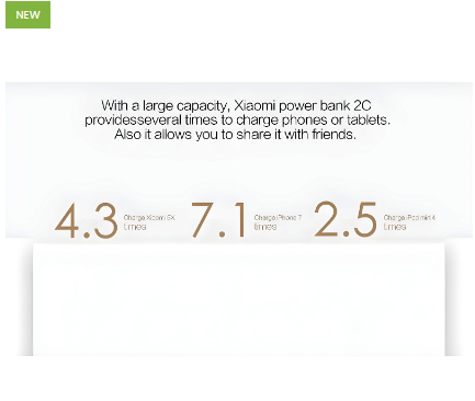 MI Powerbank High-Capacity 20000mAh Portable Fast Charging