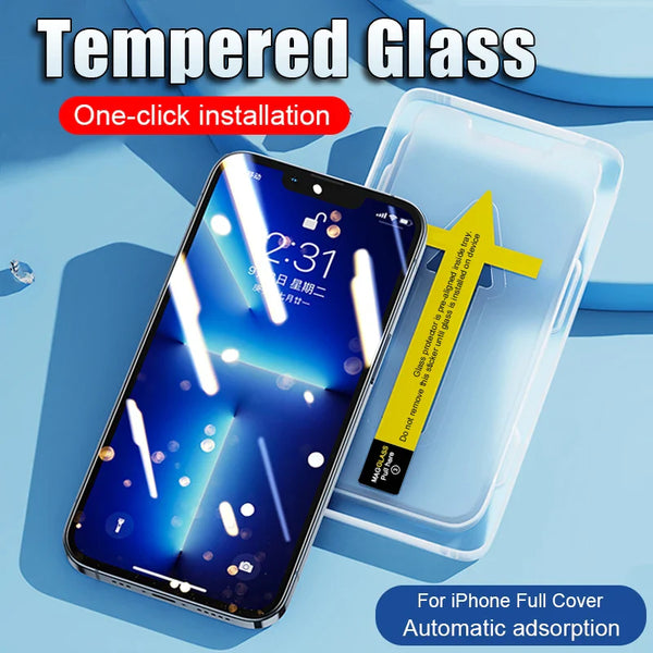 iPhone Glass Screen Protector With Applying kit