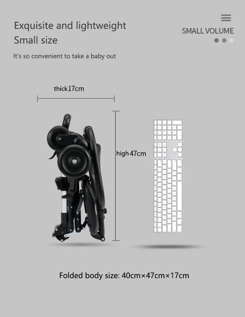 SMART FOLDABLE EASY TO CARRY STROLLER