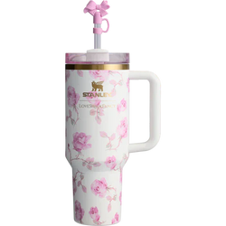 STANLEY X LOVE SHACK FANCY TUMBLER QUENCHER 40OZ - RIBBON ROSA